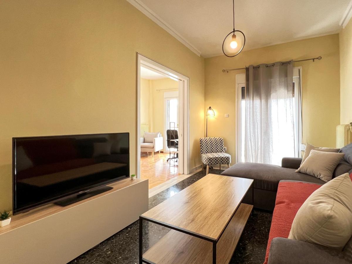 Chiou Spacious 90Sqm Apt In Афины Экстерьер фото