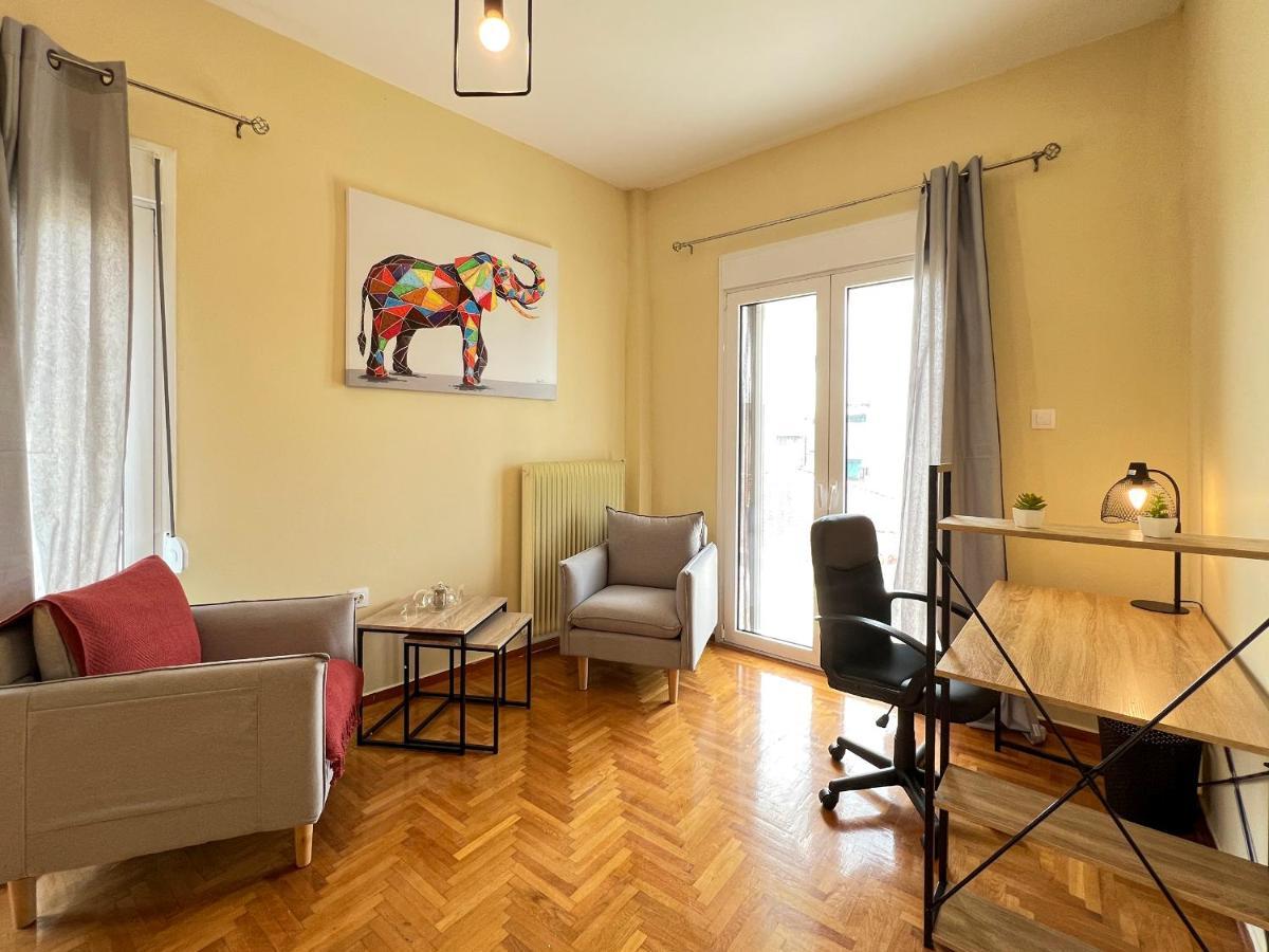 Chiou Spacious 90Sqm Apt In Афины Экстерьер фото